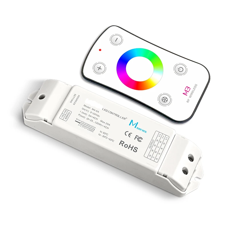 Новый светодиодный RGB полосы Управление RF Беспроводной дистанционного DC5V ~ 24V 6Ax3CH