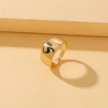 

1Pc Simple Vintage Rings For Women Girl Gift Trendy Punk Gothic Hip Hop Dinosaur Pattern Ring Statement Rock Cool Party Jewelry