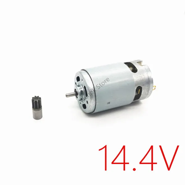 8 зубов RS550 7,2 V 9,6 V 10,8 V 12V 14,4 V 16,8 V 18V 21V 24 V, алюминиевая крышка, 25В мотор для WORX-BOSCH DeWALT HITACHI MAKITA METABO Милуоки Hilti - Цвет: 1PCS