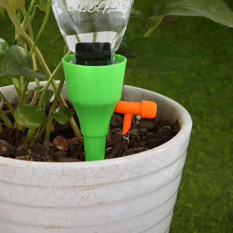 

Automatic Watering Spike for Plants Flower Auto Drip Irrigation Watering System Indoor Waterers Bottle Drip Irrigation