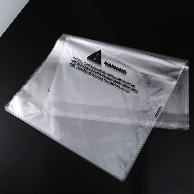 TETP Opp Bag Customized Logo Size Clear Transparent Clothing Packaging Bag Self-adhesive Plastic Seal Storage Custom Text 5