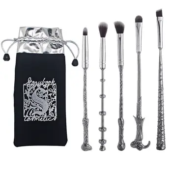 

5Pcs/ Set Harry Makeup Brush Set Wand Eye Shadow Brush lashes tools Beauty Cosmetics Brush Tool Makeup Set Magical Beauty