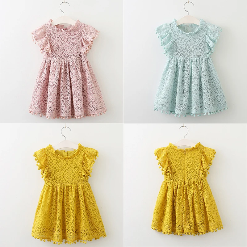 Summer Lace Children Clothing Princess Kids Dresses For Girls Causal Wear Unicorn Dress 3 8 Years Girls Dress Vestido Robe Fille