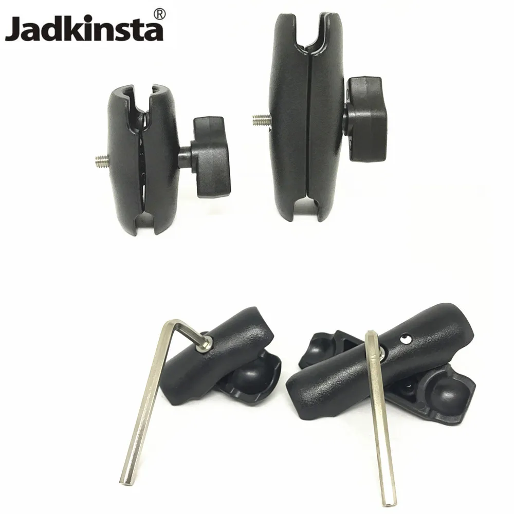 Jadkinsta 1 дюйм шаровое Крепление с двойной розеткой для Gopro фотография адаптер