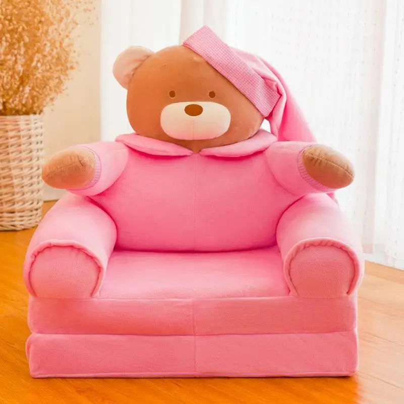 Pufy Do Siedzenia Lazy Bag Cameretta Bambini, детское кресло принцессы, детский диван - Цвет: MODEL D