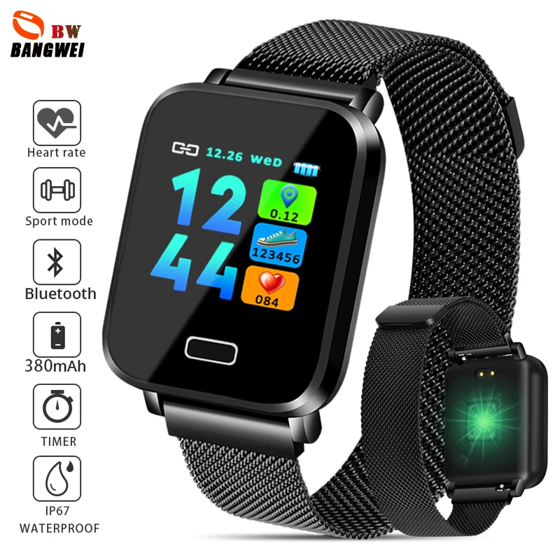 

LIGE New Smart Watch Men Blood Pressure Heart Rate Monitor Smart bracelet Multiple sport modes Fitness tracker SmartWatch Women
