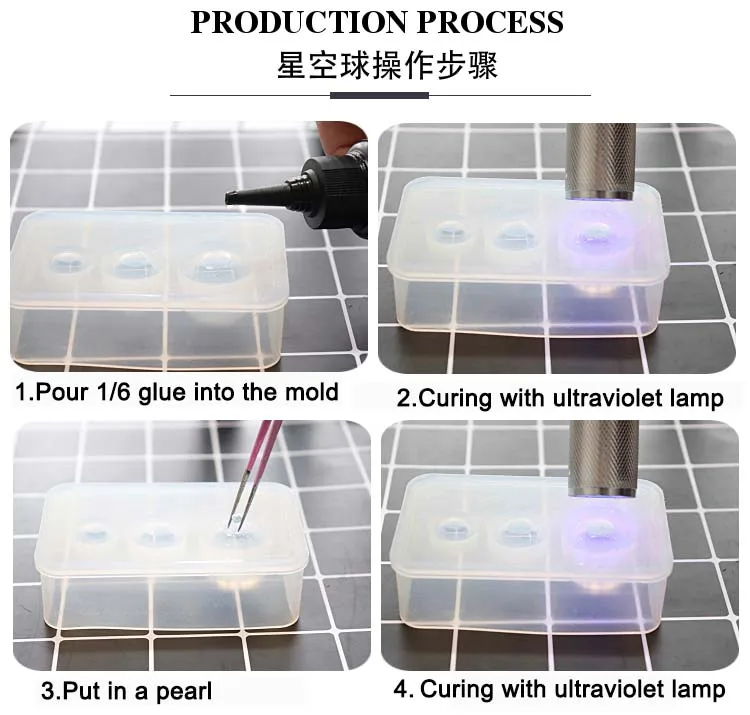 1 шт. различных размеров шаровой Shpe Universe Тип эпоксидной смолы формы для ювелирных изделий кулон Силиконовые Ювелирные изделия инструменты
