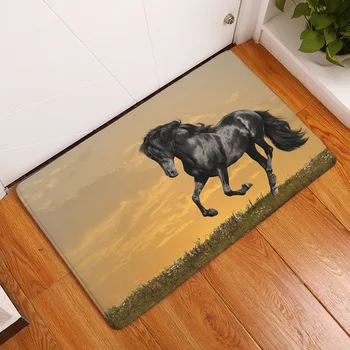 

CAMMITEVER Wild Horse Zebra Rug for Living Room Bedroom Animal Rugs Washable Bedroom Mat Drop Shipping
