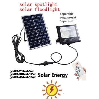 

LED Solar Powered Wall Lamp Waterproof Light Bulb Garden Light Outdoor Path Security 3 Sided Luminous remote timer split mount i