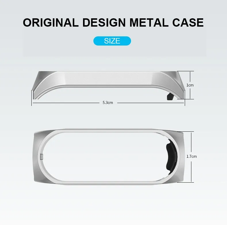 Mi Band 3 4 Strap for fitness bracelet Xiaomi Stainless Steel Wristband Replacement Miband Strap
