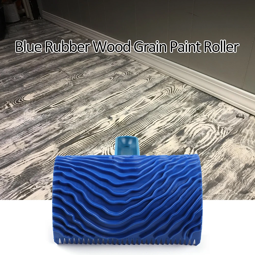 

Dropshipping Imitation Wood Grain Paint Roller Brush Wall Painting DIY Tool Wall Texture Art Painting Tool Home Decor Coating