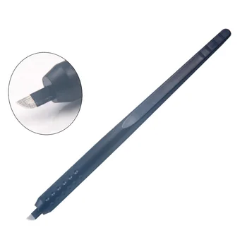 

10pcs Black 14cf microblading pen Microblading Hand Pen Disposable For PMU Eyebrow Manual Tools