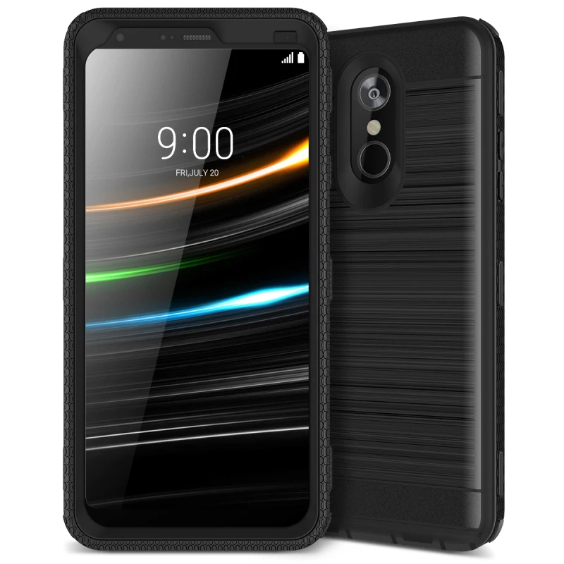 Чехол для телефона LG Stylo 4 чехол с текстурированной силиконовой рамкой защиты