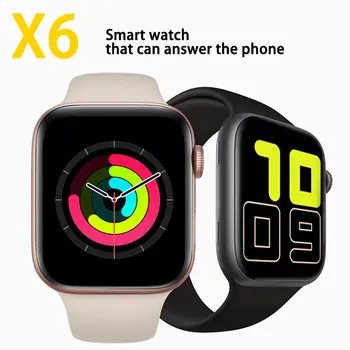 

X6 Smart Watch Support Bluetooth Call Voice Control Health Tracker Sport Mode ECG Heart Rate Monitor Touch Screen Smartwatch