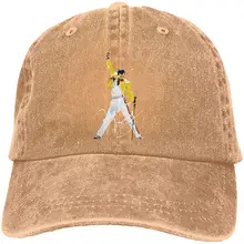 Джинсовая Шляпа Фредди Меркурий взрослая ковбойская бейсбольная кепка Спортивная Кепка взрослый Дальнобойщик головной убор сетчатая Кепка