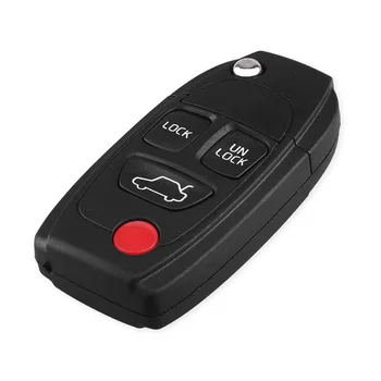 Chiave telecomando per Volvo XC70 XC90 V50 V70 S60 S80 - KEYYOU chiave per Auto per Volvo 3 1 pulsanti telecomando modificato per Auto portachiavi senza