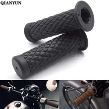 Универсальный мотоцикл 7/" 22 мм винтажный резиновый руль для мотоцикла для Honda GROM CBR250R CBR300R CBR500R F/X F2, F3, F4, F4i F5