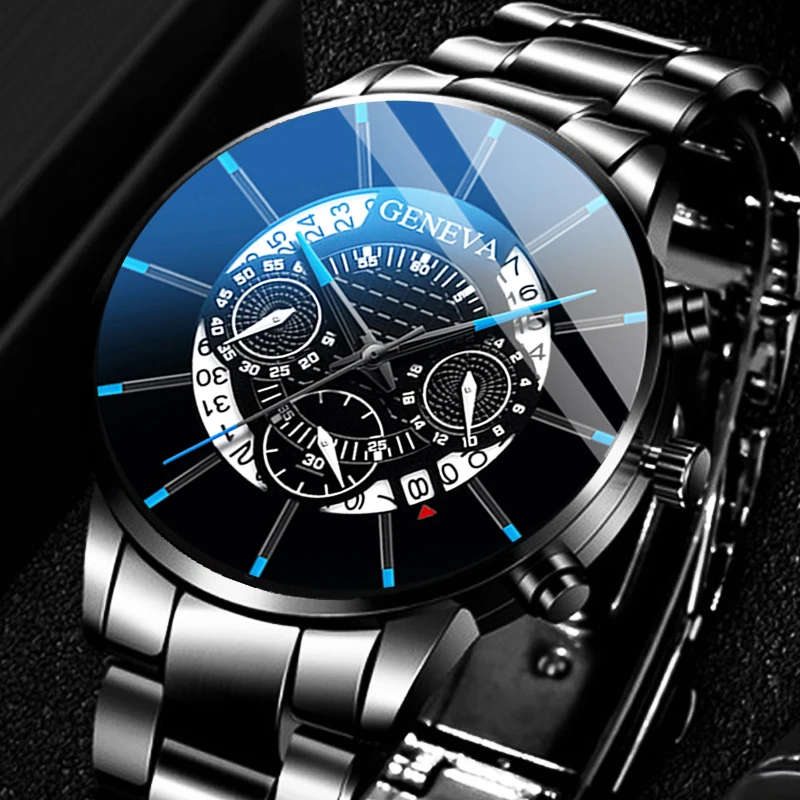 Relogio Masculino 2021 Men's Fashion Business Watches Men Casual Calendar  Clock Male Stainless Steel Quartz Watch Montre Homme - Quartz Wristwatches  - AliExpress
