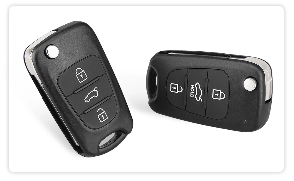 KEYYOU 3 Bottoni di Vibrazione Pieghevole Chiave A Distanza Dell'automobile Borsette Caso Fob Per Hyundai I20 I30 IX35 Avante Per Kia K2 k5 Sorento Sportage - Hed7194e6e8384c709c82e43a31d874afW
