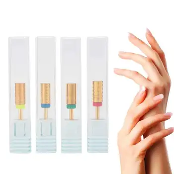 

4pcs Nail Drill Bit Electric Nail Milling Cutter for Manicure Pedicure Nail Art Accessoires Tool Remove Nail Polish