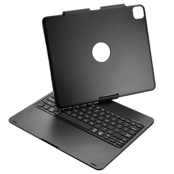 

F129-As 12.9in Tablet Bluetooth Keyboard for iPad Pro 360-Degree Rotating Wireless Cover with Mixed Light