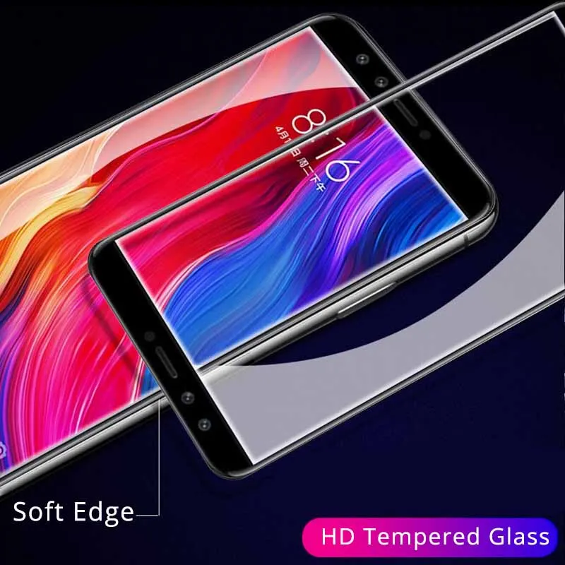 

2Pcs/Lot Full Cover Tempered Glass For Huawei Honor 9 8 lite Full Screen Protector For Huawei Honor 8C 8 9 Protective Glass