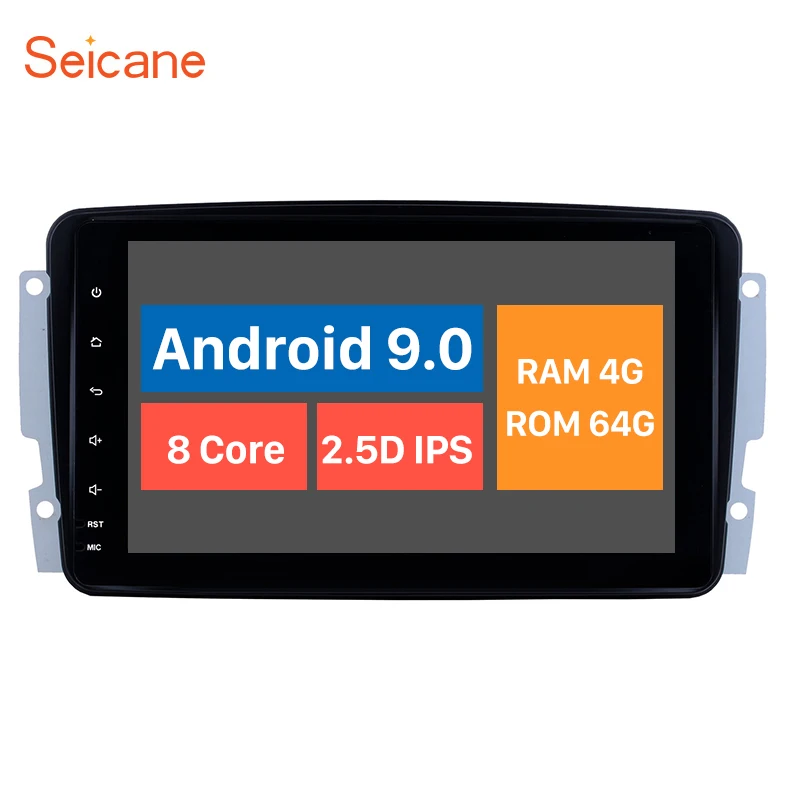 Seicane Android 9,0 ips Автомобильный gps мультимедийный плеер для Benz Vaneo 2002-2005/Vinao W639(2001 и далее)/vito w638 2004-2006