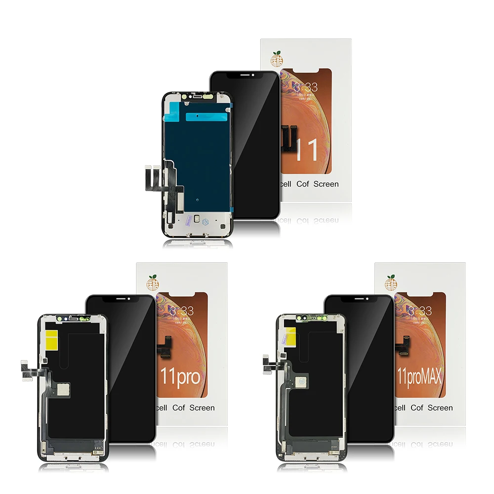 ЖК дисплей для iPhone X Xs Max XR 3D сенсорный экран с дигитайзером в сборе GX ZY JK PK RJ HE TFT Incell