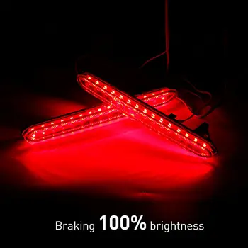 

Taillights LED Lights Auto 2Pcs Brake For Honda Odyssey 2007-2008 Parts