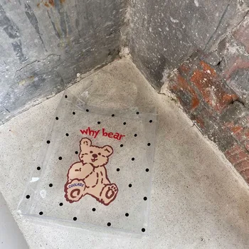 

Homemade polka dot transparent shoulder bag jelly handbag PVC shopping bag handbag beach bag handbags