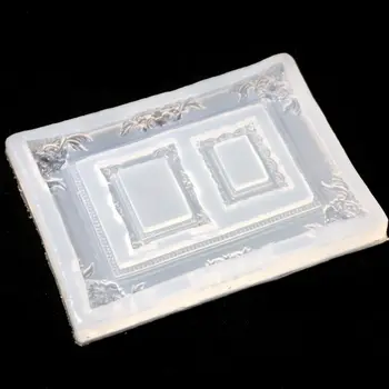 

UV Resin DIY Craft CRYSTAL Epoxy Mould Table Bracket Transparent SILICONE Mold