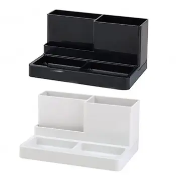 

Pen Pencil Student Stationery Holder Office Home Plastic Desktop Storage Box