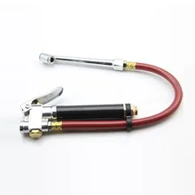 Профессиональная универсальная воздушная линия, портативный сверхмощный металлический манометр для шин, двойной патрон, автомобильный светильник 10-120 фунтов/кв. дюйм, прочный грузовик