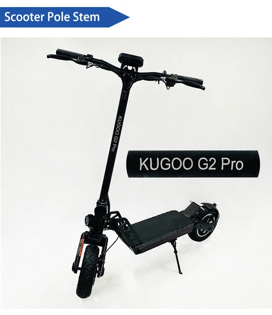 KUGOO G2 Pro Pliant Scooter Électrique, Moteur 800W, 48V 13Ah Batterie, 10  Pouces Pneus, Vitesse Max 50km/h - MOJAVELO