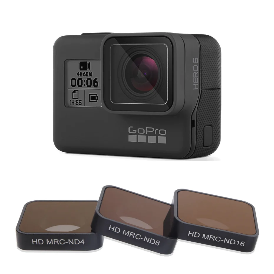 Фильтр для камеры FOTOFLY Hero5/6/7 фильтры CPL/UV/ND 4 8 16 красный Magenta/желтый аксессуары экшн