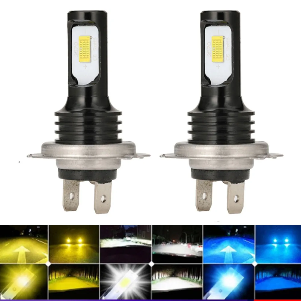 

Dukallson 2 шт. светодиодный H8 H9 H11 9005 9006 HB4 автомобиль CSP светодиодный Противотуманные фары лампы DC12-24V 1600LM 6000K белый авто противотуманные фары