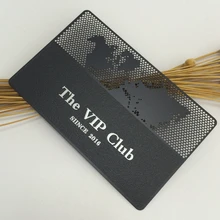 Карточка из темного металла под заказ с гравировкой из нержавеющей стали, 100 шт./лот, dhl