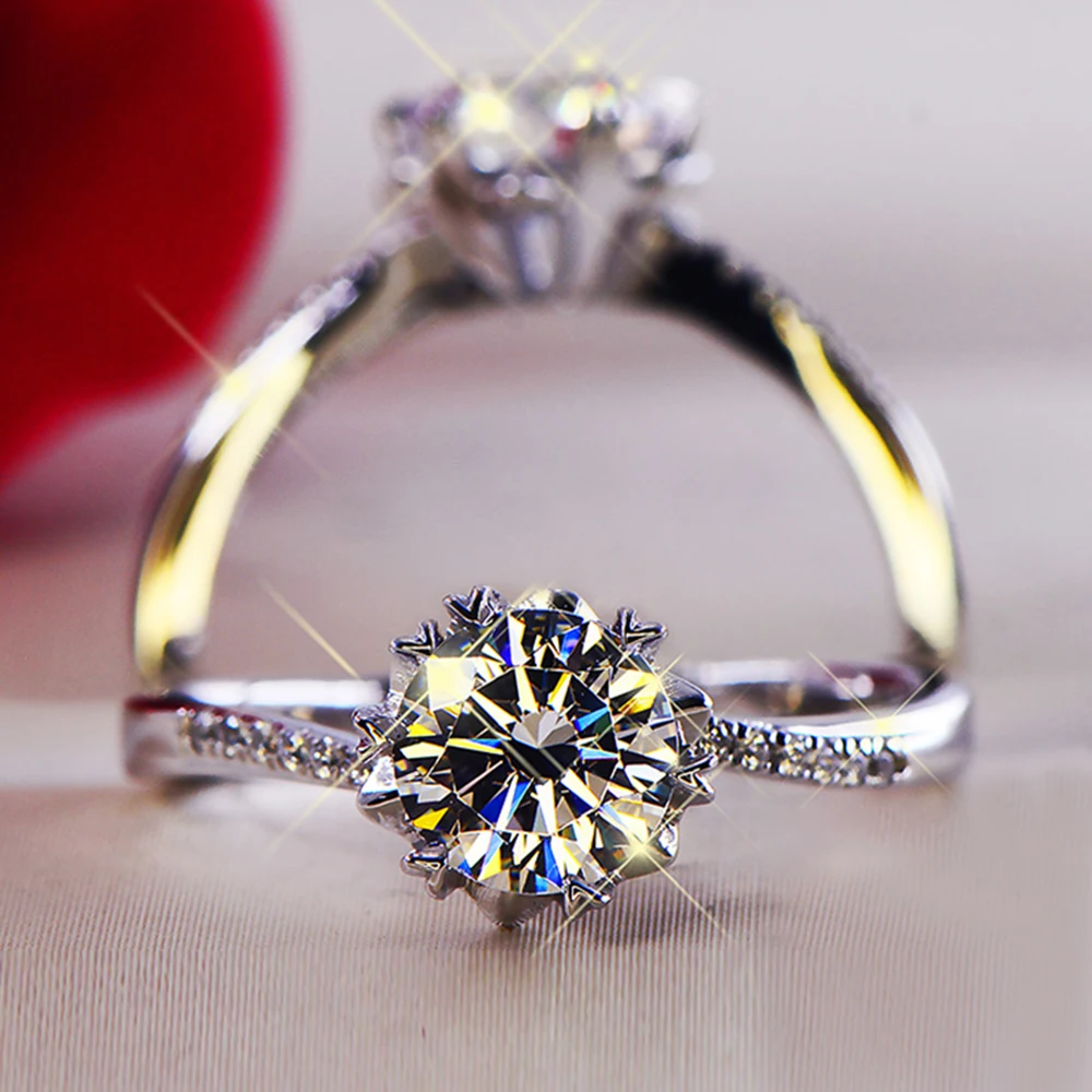 Huitan Luxury Square Shape Women Wedding Rings Brilliant Cubic Zirconia Elegant Bridal Marriage Ring Engagement Jewelry Hot Sale - Image 3