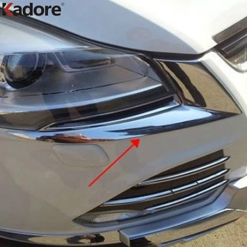 

Fit For Ford Kuga Escape 2013 2014 2015 ABS Chrome Auto Front Head Light Lamp Trim Headlight Eyelid Cover Hood Stickers