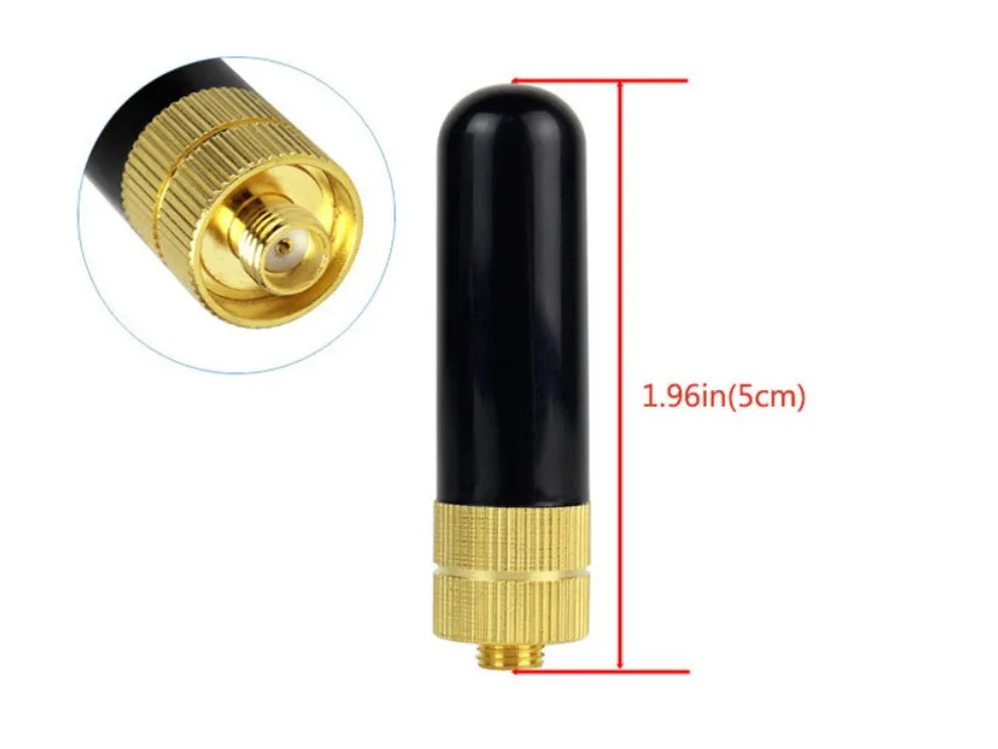 Комплект из 2 предметов антенна УКВ, СКВ SMA-F короткая антенна для Kenwood Baofeng UV82 UV5R BF-888S Retevis H777 RT-5R для Puxing walkie talkie радио