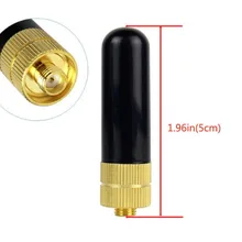 Комплект из 2 предметов антенна УКВ, СКВ SMA-F короткая антенна для Kenwood Baofeng UV82 UV5R BF-888S Retevis H777 RT-5R для Puxing walkie talkie радио