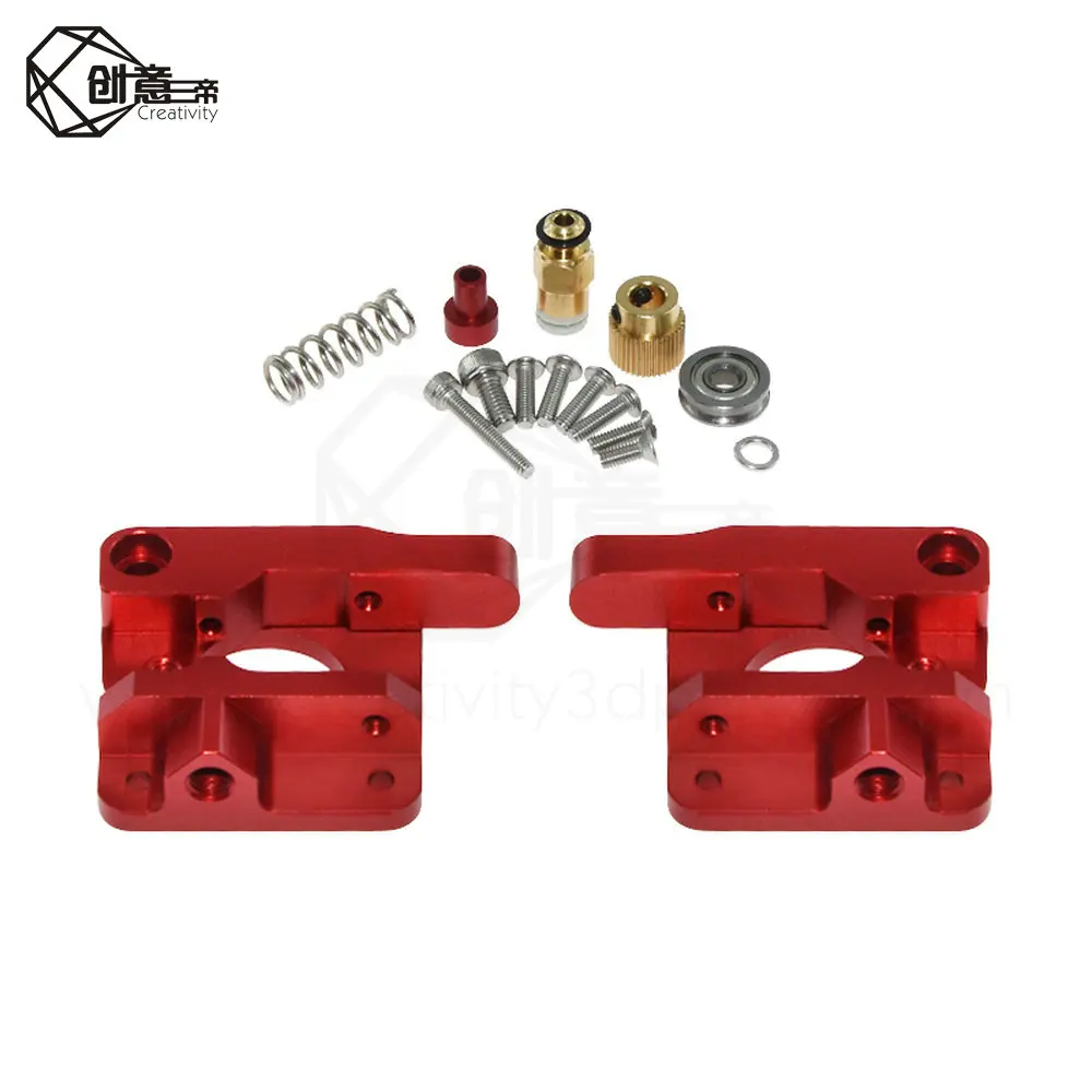 

3D Printer Parts MK8 Extruder Upgrade Aluminum Alloy Block Bowden Extruder CR10 1.75MM Filament Extrusion For MK8 CR-10 Ender-3