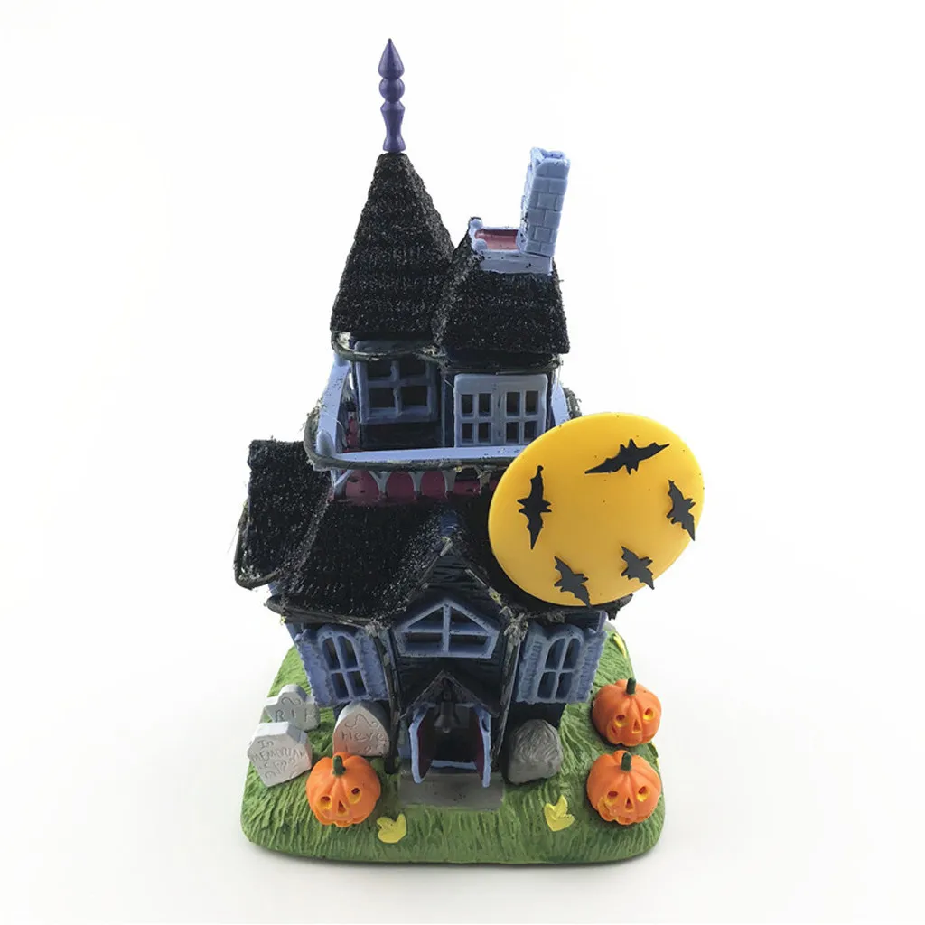 Забавная игрушка для Хэллоуина, украшение, пугающий дом с привидениями, мигающие огни, звуковой датчик движения, игрушка для снятия стресса для детей#903