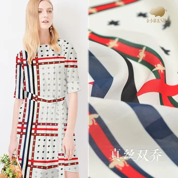 

100% mulberry silk double joe fabric cloth per meter 16mm 135 cm wide matt clothing dress shirt fabric alibaba express