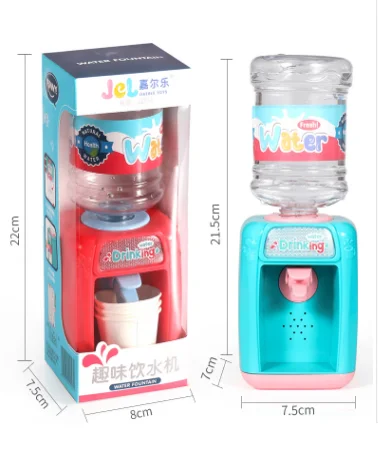 Can water mini family kitchen small simulation yellow duck baby boys girls children toy water dispenser J03