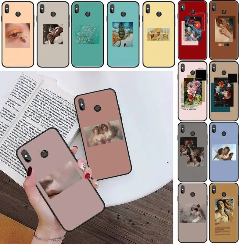 Aesthetic oil painting great art van gogh Phone Case For Xiaomi Redmi 4X 5Plus 6A 7 7A 8 8A Note 4 5 9 8T 8Pro 9Pro | Мобильные