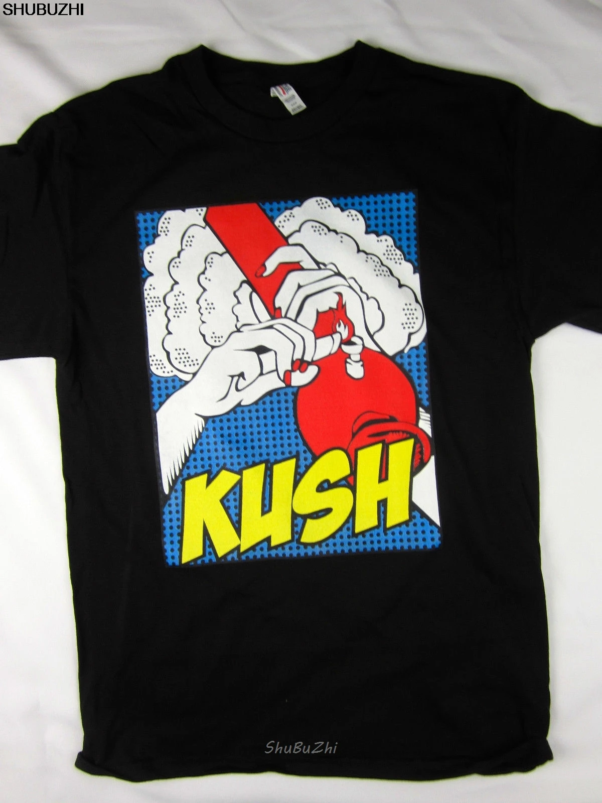 Kush life bong pic pot weedメンズtシャツ,カスタムプリントの