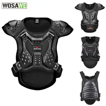 WOSAWE Adult EVA PE Protective Armor Skiing Skating Racing Skateboard Motorcycle Safety Vest Chest Back Shoulder Spine Gear