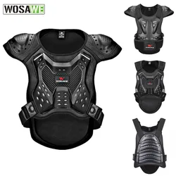 WOSAWE Adult EVA PE Protective Armor  Skiing Skating Racing Skateboard Motorcycle Safety Vest Chest Back Shoulder Spine Gear