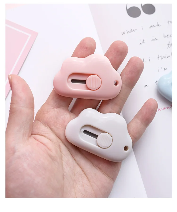 Милый пластиковый художественный нож Kawaii, креативный мини нож, коробка, резак для детей, подарок, офисные школьные принадлежности, студенческие канцелярские принадлежности